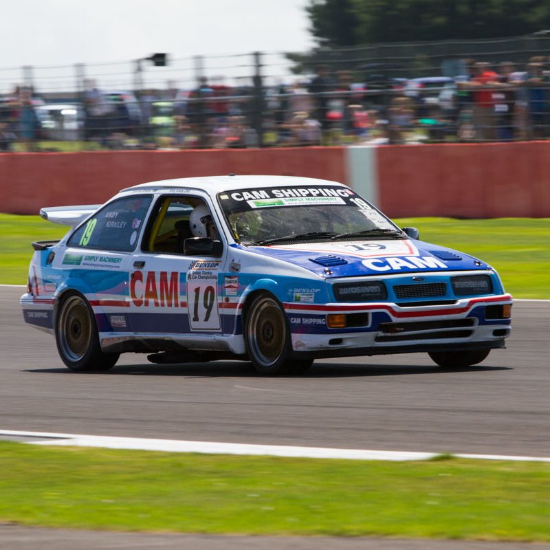 RS500 race car on track