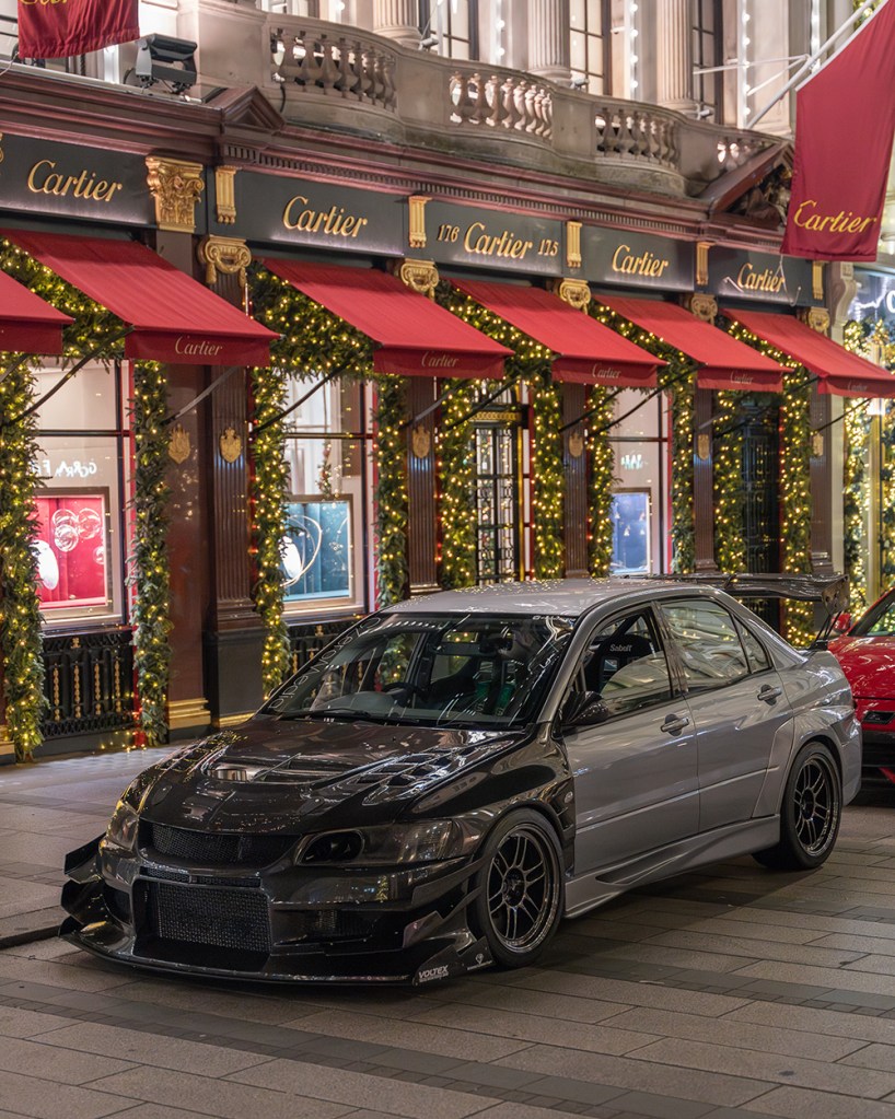 Voltex evo on fast car culture collection stand