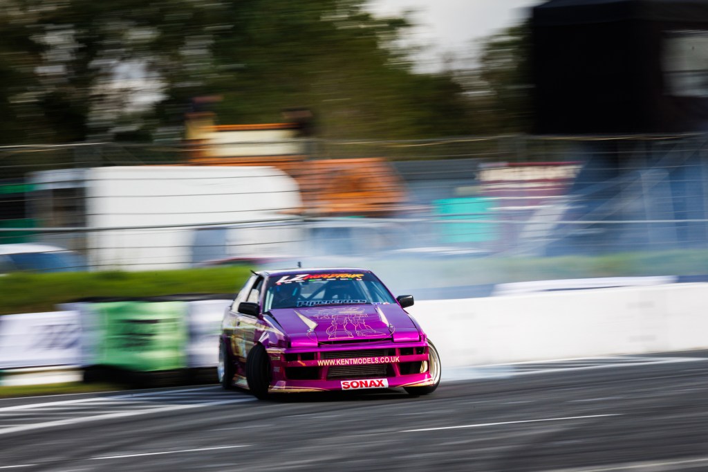 dave Bastin drifting on world tour